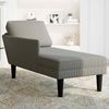 vidaXL Chaiselongue mit Kissen Hellgrau Cordstoff 4009815 Bild 3
