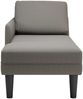 vidaXL Chaiselongue mit Kissen Hellgrau Cordstoff 4009815 Bild 4