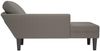 vidaXL Chaiselongue mit Kissen Hellgrau Cordstoff 4009815 Bild 5