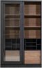 Vitrine James Schwarz aus Kiefernholz Bild 2