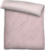 biberna Mako-Satin Bettwäsche FEINE STREIFEN, rose, 1x 135x200 cm + 1x 80x80 cm Bild 2
