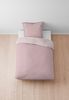biberna Mako-Satin Bettwäsche FEINE STREIFEN, rose, 1x 135x200 cm + 1x 80x80 cm Bild 5