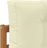 vidaXL Outdoor-Sofagarnitur 5 pcs Natur und Creme 3382568 Bild 5
