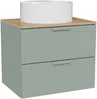 Vente-unique - AVORELI Waschbeckenmöbel Holz, Platte Grün - B 46 cm x H 50 cm x L 60 cm Bild 3