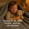 Julido Kuschlig weiche Kuscheldecke 150x200cm Wohndecke Tagesdecke Anthrazit Bild 5