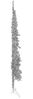 vidaXL Künstlicher Halb-Weihnachtsbaum Ständer Schlank Silbern 240 cm 344598 Bild 4