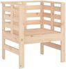 vidaXL Gartenstühle 2 Stk. 61,5x53x71 cm Massivholz Kiefer 825128 Bild 4