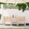 vidaXL Gartenstühle 2 Stk. 61,5x53x71 cm Massivholz Kiefer 825128 Bild 3