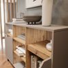 Kommode Marelle Greige/Artisan 120 x 81.3 cm mit 2 Türen Vicco Bild 4