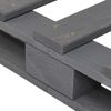 vidaXL Palettenbett Grau Massivholz Kiefer 120×200 cm 285250 Bild 5