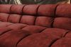 KAWOLA Sofa ROSARIO 2-Sitzer Velvet bordeaux 68 x 105 x 207 cm Bild 4