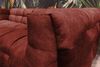 KAWOLA Sofa ROSARIO 2-Sitzer Velvet bordeaux 68 x 105 x 207 cm Bild 5