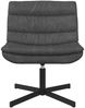 vidaXL Drehstuhl Schwarz 63 x 75 x 76 cm Antikes PU 42007348 Bild 2