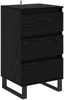 vidaXL Sideboard mit Schubladen Schwarz Eichen-Optik Holzwerkstoff 881716 Bild 2