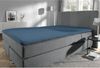 Erwin Müller 'Freising' Spannbettlaken, Gummizug: Rundumgummi, 1 Stück, Elasthan-Jersey-Stretch Uni, Rauchblau, 90x190 cm - 100x220 cm Bild 4