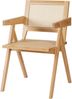 Esszimmerstuhl Asikkala 79x50x50cm Bambus/Rattanoptik [en. casa] Bild 2