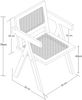 Esszimmerstuhl Asikkala 79x50x50cm Bambus/Rattanoptik [en. casa] Bild 3