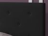 Inter Boxspringbett Esra, Webstoff Schwarz 180x200 cm Bild 3