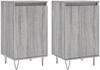 vidaXL Sideboards 2 Stk. Grau Sonoma 40x35x70 cm Holzwerkstoff 831065 Bild 2