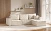 Sessel SANDE 1-Sitzer Modul Stoff Raven Creme Seite Links Bild 4