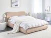 Bett mit Stauraum BLAGNAC Bouclé Beige 160 x 200 cm Bild 3