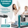 KESSER® Bettschutzgitter Reise Bett Rausfallschutz verstellbar Bed Guard Rail Bumper, Kinder/ Baby, Bettgitter Klappbar, Kinderbett Kinderbettschutzgitter, Tasche, Farbe, Höhe: 72 bis 96cm Dunkelgrau, 150cm Bild 4
