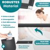 KESSER® Bettschutzgitter Reise Bett Rausfallschutz verstellbar Bed Guard Rail Bumper, Kinder/ Baby, Bettgitter Klappbar, Kinderbett Kinderbettschutzgitter, Tasche, Farbe, Höhe: 72 bis 96cm Dunkelgrau, 150cm Bild 2