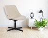 CLP Lounger Granby Stoff mit Metallgestell und Rückenlehne,creme Bild 3