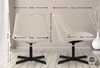 CLP Lounger Granby Stoff mit Metallgestell und Rückenlehne,creme Bild 2