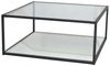 moderner Couchtisch aus Metall "Alisa", matt schwarz Bild 2