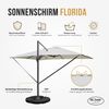 Sonnenschirm sandhell 3 x 4 Meter Bild 2