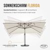 Sonnenschirm sandhell 3 x 4 Meter Bild 5