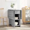 vidaXL Esstisch 115 x 70 x 75 cm Holzwerkstoff Grau Sonoma 8006034 Bild 4