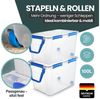 Kreher Aufbewahrungsbox mit Deckel und Dichtungsring (IP67) 100 Liter, rollbar (Set wählbar) (3 St) Bild 3