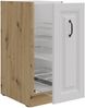 Unterschrank 30 Schrankauszug Stilo Weiß + Eiche Artisan Küchenzeile Küchenblock Küche Landhaus Bild 2