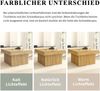 Couchtisch 79 x 79 x 46 cm, MDF & Spanplatte, pflegeleicht, kratzfeste Tischplatte in Natur Bild 5