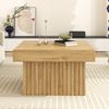 Couchtisch 79 x 79 x 46 cm, MDF & Spanplatte, pflegeleicht, kratzfeste Tischplatte in Natur Bild 4