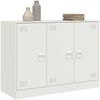vidaXL Sideboard Weiß 99x39x73 cm Stahl 841726 Bild 4