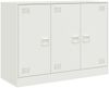 vidaXL Sideboard Weiß 99x39x73 cm Stahl 841726 Bild 2