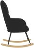 vidaXL Schaukelstuhl Schwarz Stoff 4016791 Bild 4