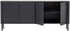 Sideboard Gunnar Kiefer FSC, modern zeitloses Design, mattschwarz, 200 x 44 x 85 cm Bild 5