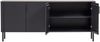 Sideboard Gunnar Kiefer FSC, modern zeitloses Design, mattschwarz, 200 x 44 x 85 cm Bild 3