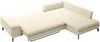 Vente-unique - ARCHIBALD Sofa Stoff Beige - B 206 cm x H 82 cm x L 271 cm Bild 4