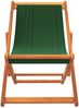 vidaXL Klappbare Strandstühle 2 Stk. Grün Stoff 3214496 Bild 4
