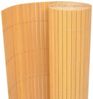 vidaXL Gartenzaun Doppelseitig 110x300 cm Gelb 317153 Bild 2