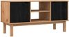 vidaXL TV-Ständer OTTA 113,5 x 43 x 57 cm Schwarz Massives Kiefernholz 42041754 Bild 2