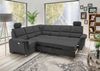 Polstergarnitur >Ludwigshafen< Motor-Relaxfunktion, Schlaffunktion, schwarz - 268x113x222cm (BxHxT) Bild 2