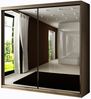 Kleiderschrank Toplo 21/200, mit Blauer LED Beleuchtung, Farbe: Sonoma Eiche Bild 2