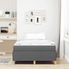 vidaXL Bettrahmen mit Matratze Dunkelgrau 120 x 190 cm Stoff 3398921 Bild 3
