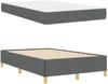vidaXL Bettrahmen mit Matratze Dunkelgrau 120 x 190 cm Stoff 3398921 Bild 4